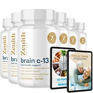 Brain C-13 bottle and package